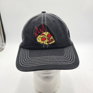 B55 Vintage Baker Skateboards Flaming Skull Snapback Hat Rare